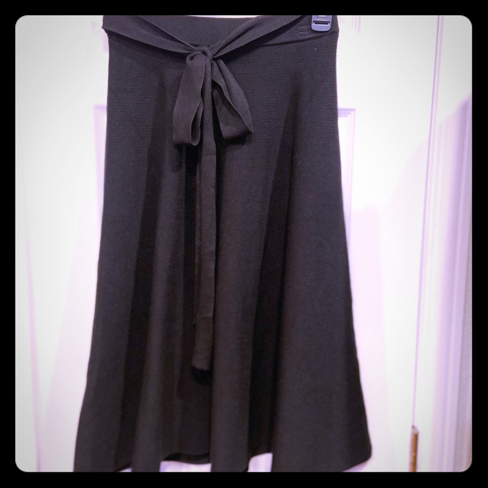 NWT Black Sweater Knit Skirt
